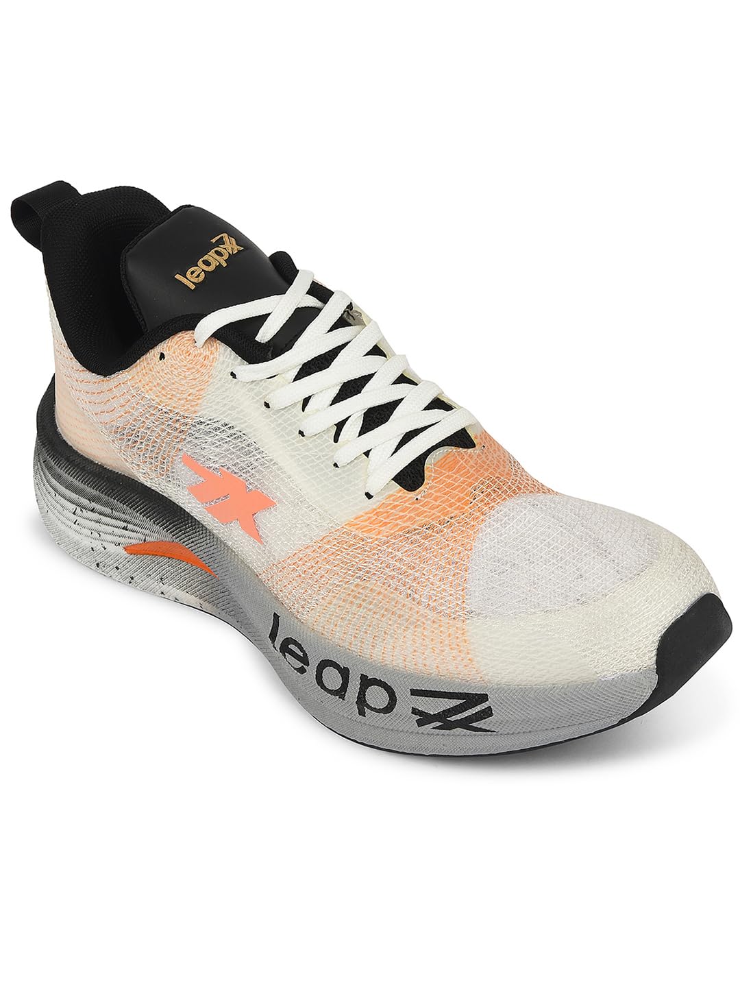 liberty Leap7x XLM-08 Lacing Sports Running Shoes for Men - White | Comfortable and Durable Lace-Up Closure - Suitable for Lacing Walking, Gym, Jogging, Outdoor Shoes for Gents - Cushioned Footbed-picture-24