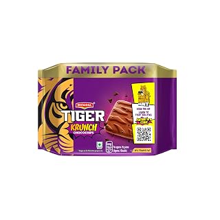 Britannia Tiger Krunch Chocochip Biscuits, 400 g