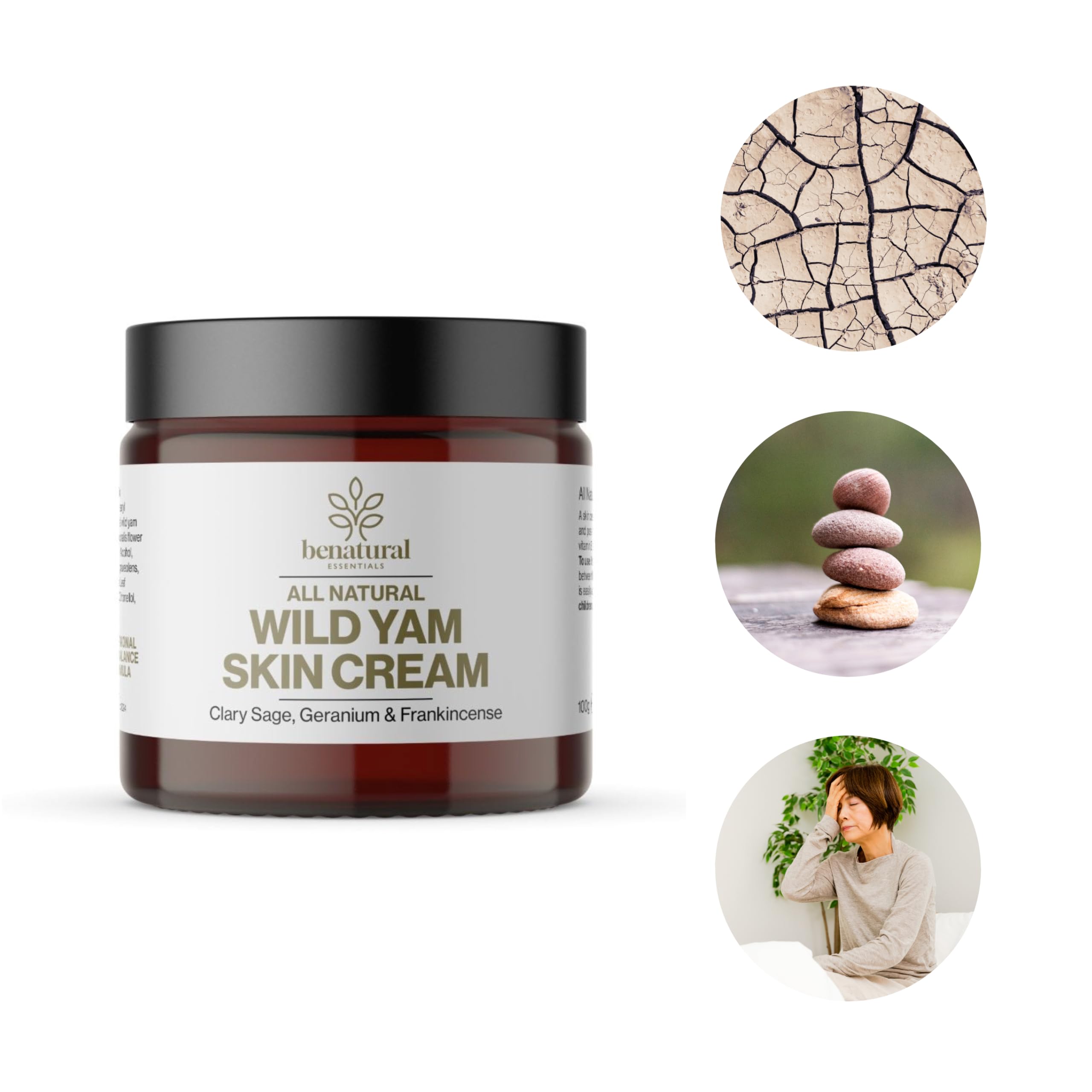 Benatural Essentials Wild Yam Skin Cream 100g, 100 g (Pack of 1) - Image 4