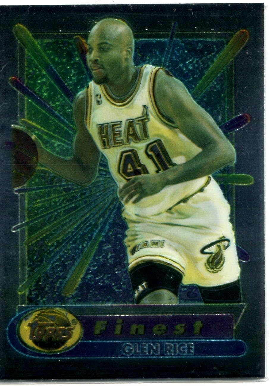 Glen Rice 1994 Topps Finest Card - Unsigned Basketball Cards