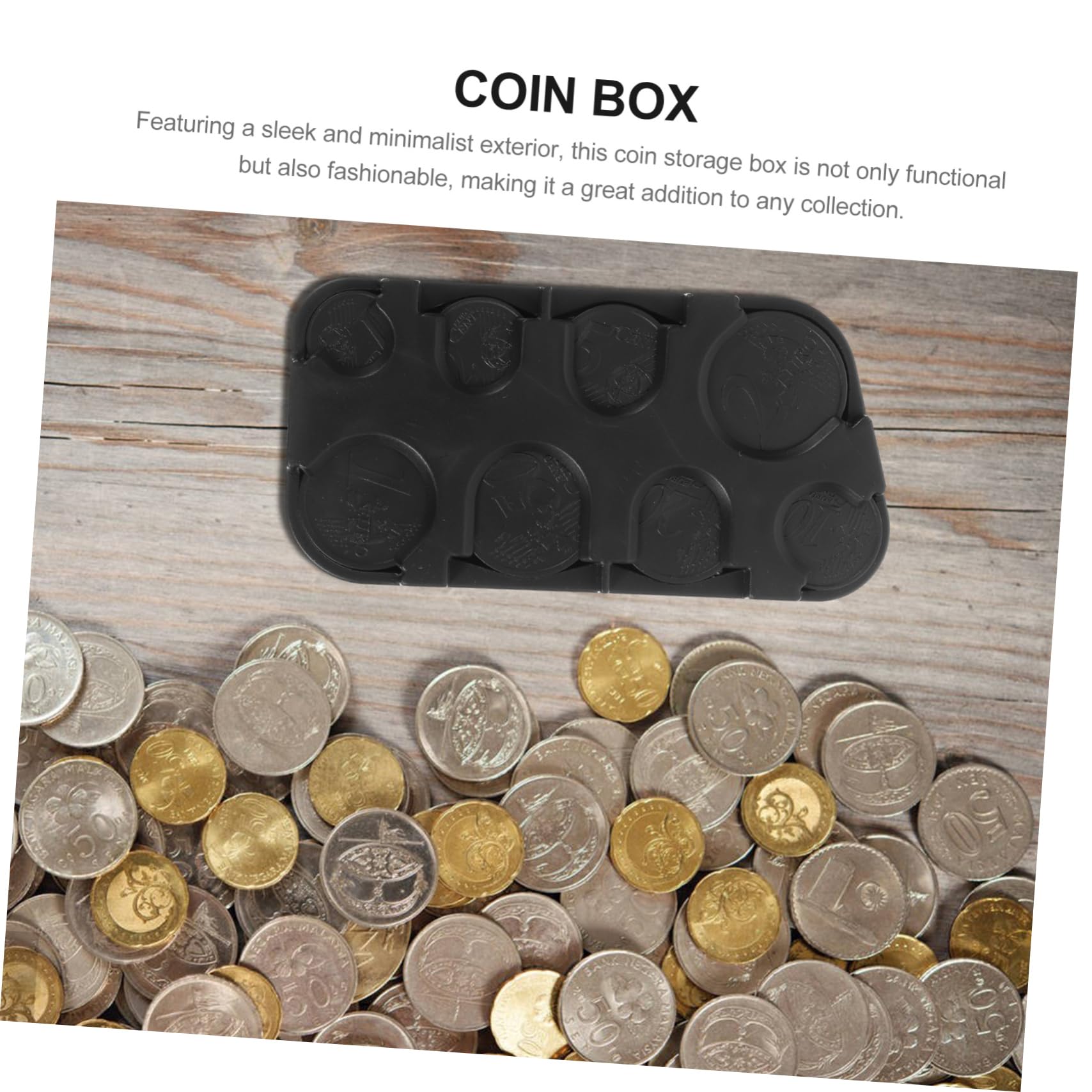 Amazon.co.jp: GRIRIW プラスチック製コインケース 多仕切り硬貨収納ボックス 防水仕様 持ち運び便利 デスク用硬貨整理収納 旅行や コイン収集家向け : ホビー