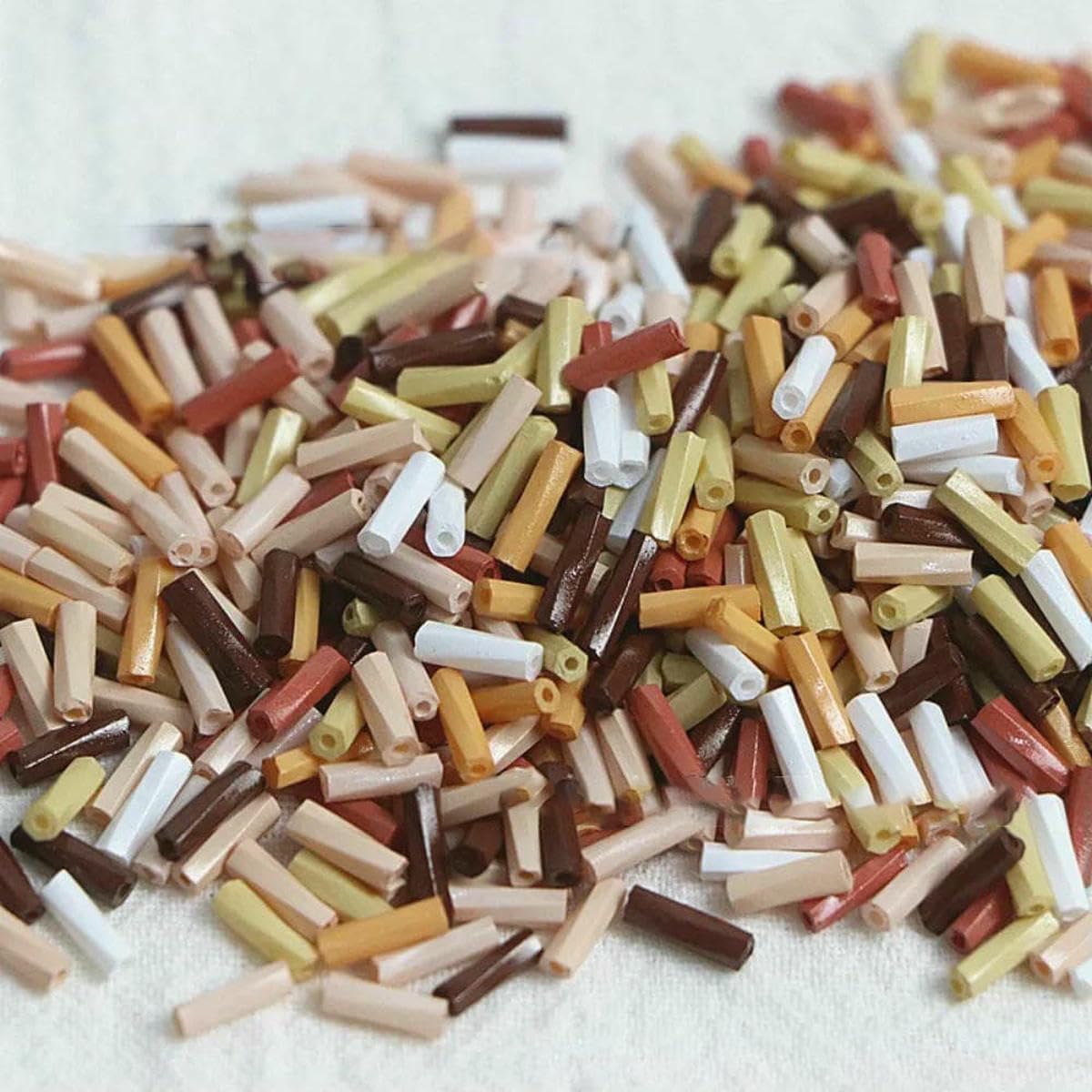 Zestaw do robienia bransoletek dla dorosłych, Szklane koraliki z trąbką, przekładka, 260 jednolity kolor 2x6mm skręcone spiralne nasiona bransoletka DIY tworzenia biżuterii dodatki odzieżowe(TW28)