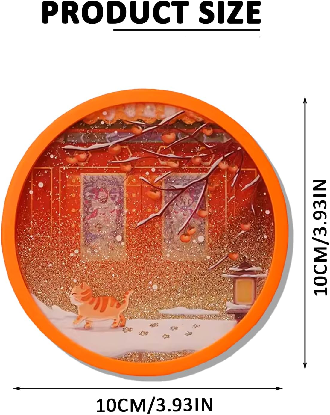 面白い風景 of Forbidden City アクリルコースター かわいいコースター ノンスリップ ホットパッド 飲料 ドリンク