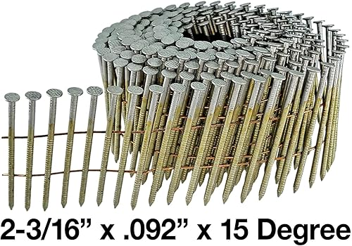 Miniatura 6 de Clavos de revestimiento de 15 grados (2" x.092 - Caja pequeña  600 clavos)