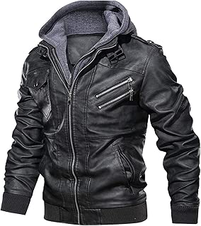 Men's Leather Jackets Casual Motorcycle Pu Jacket Leather Coats European Size Jackets - coolthings.us