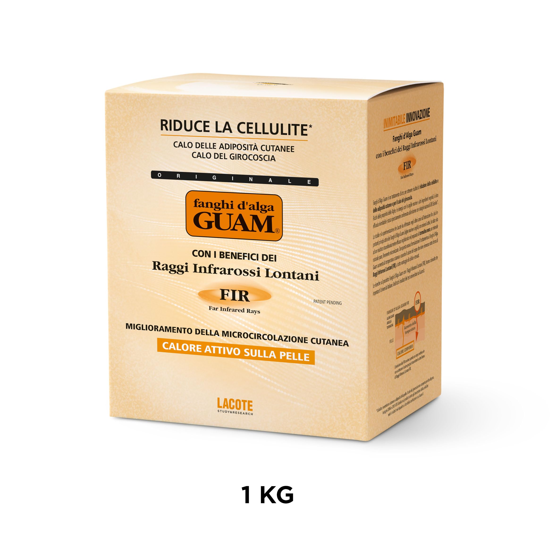 Guam Fango d'alga F.I.R. 1 kg in latta celebrativa blu 40 anni di Guam