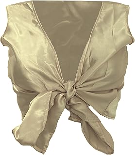 Camiseta de satén sin mangas con volantes para danza del vientre para niñas, S125