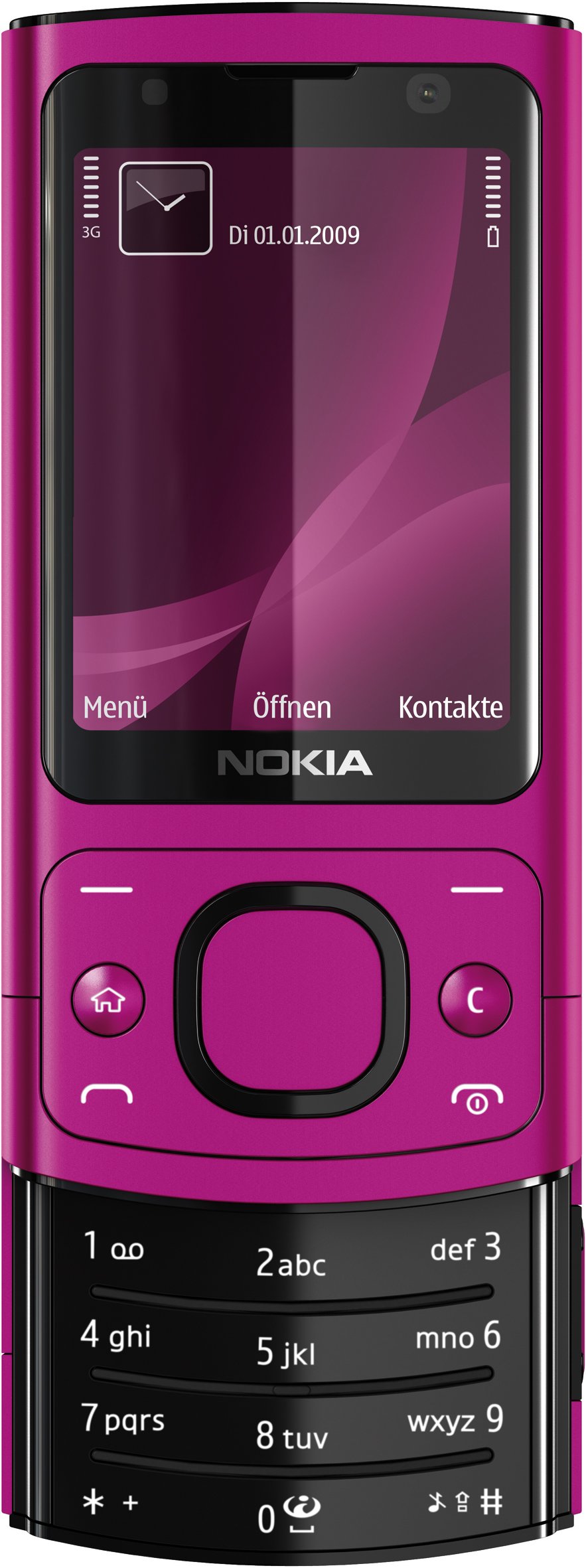 Nokia 6700 Slide Mobile Phone Pink - Dettaglio