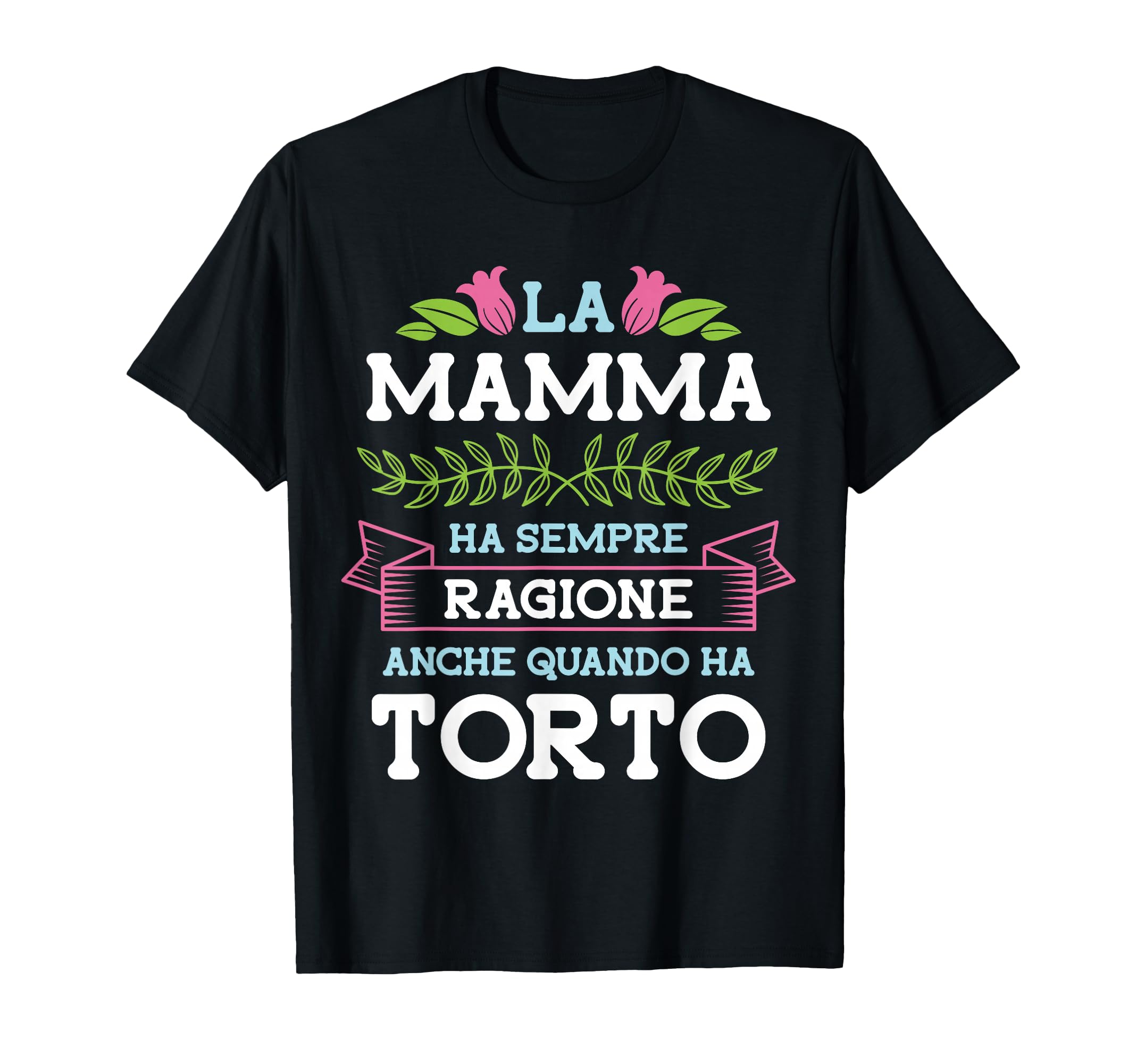 fashwork Tshirt Festa della Mamma Essere Madre è Difficile, ma tu Ci Sei riuscita benissimo - Tanti Auguri Mamma - Idea Regalo