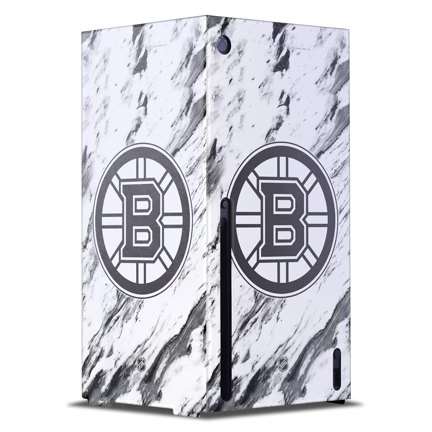 Head Case Designs Officially Licensed NHL Marble Boston Bruins Game Console Wrap Case Cover Compatible With Xbox Series X