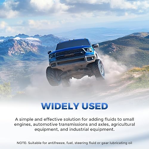 Miniatura 6 de Bomba de líquido para botellas estándar de cuarto de galón - 10cc por carrera de bomba, bomba de líquido de transmisión con adaptador de tercera