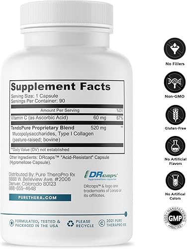 Miniatura 3 de Pure Therapro Rx Paquete de articulaciones y tendones saludables