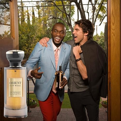 Miniatura 8 de INTENSE ELITE Orient Elite Woods - Eau de Parfum para hombre, 3.4 onzas, perfume de lujo Oud con caja de regalo magnética, con notas de clavo,