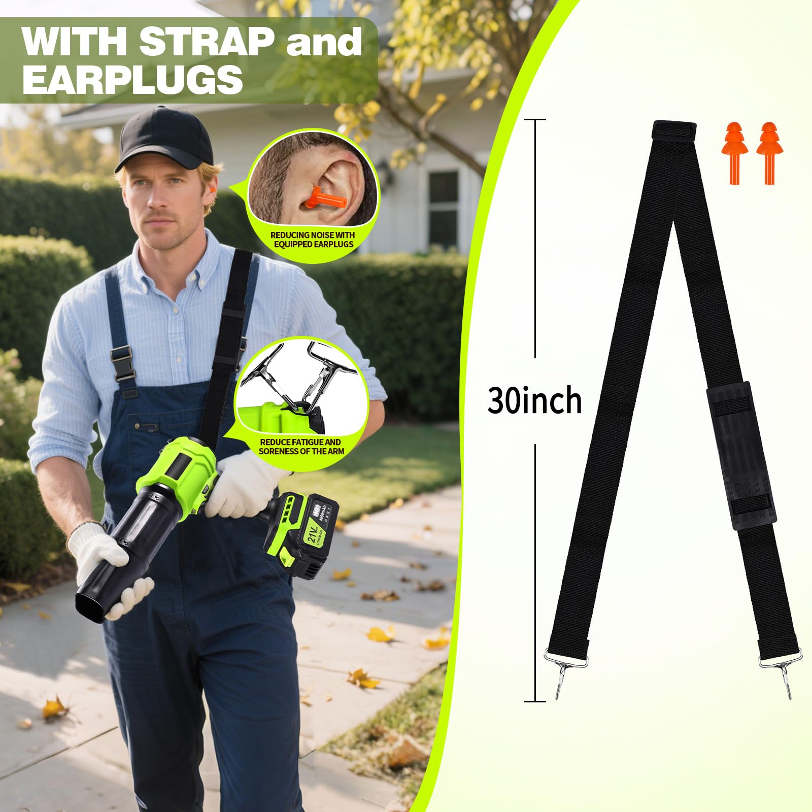 Bezprzewodowa dmuchawa do liści