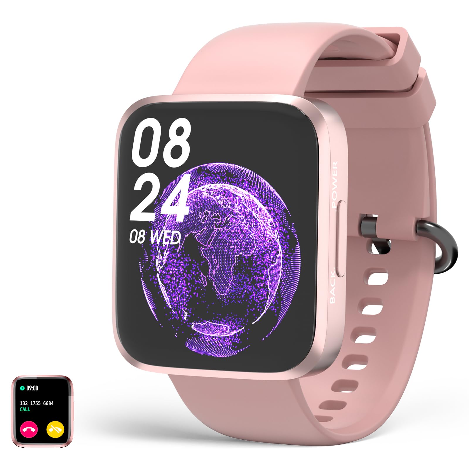 Smartwatch Uomo Donna, 1.71'' HD Orologio Fitness, 20+ Sportive Activity Fitness Tracker,Contacalorie/Passi/Distanza , IP68 Impermeabile/Sonno/SpO2/Cardiofrequenzimetro/Messaggi per Android iOS