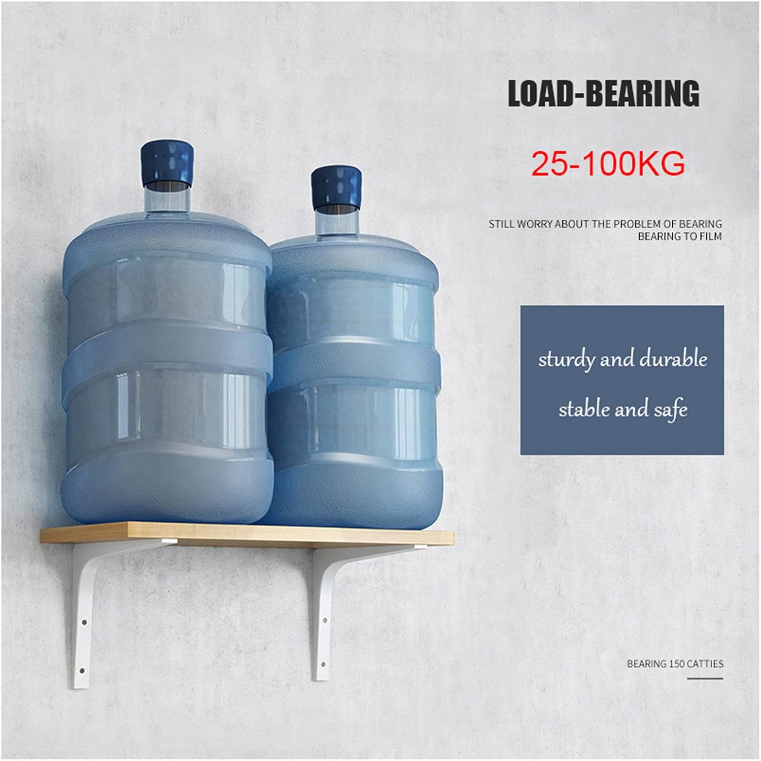 Corner Bracket,,Shelving Brackets, Scaffold Board Bracket, 2 Pieces, with Screws and Anchors,Black-7.5x7.5cm/3 * 3in ( Color : White , Size : 10x10cm/3.9*3.9in )