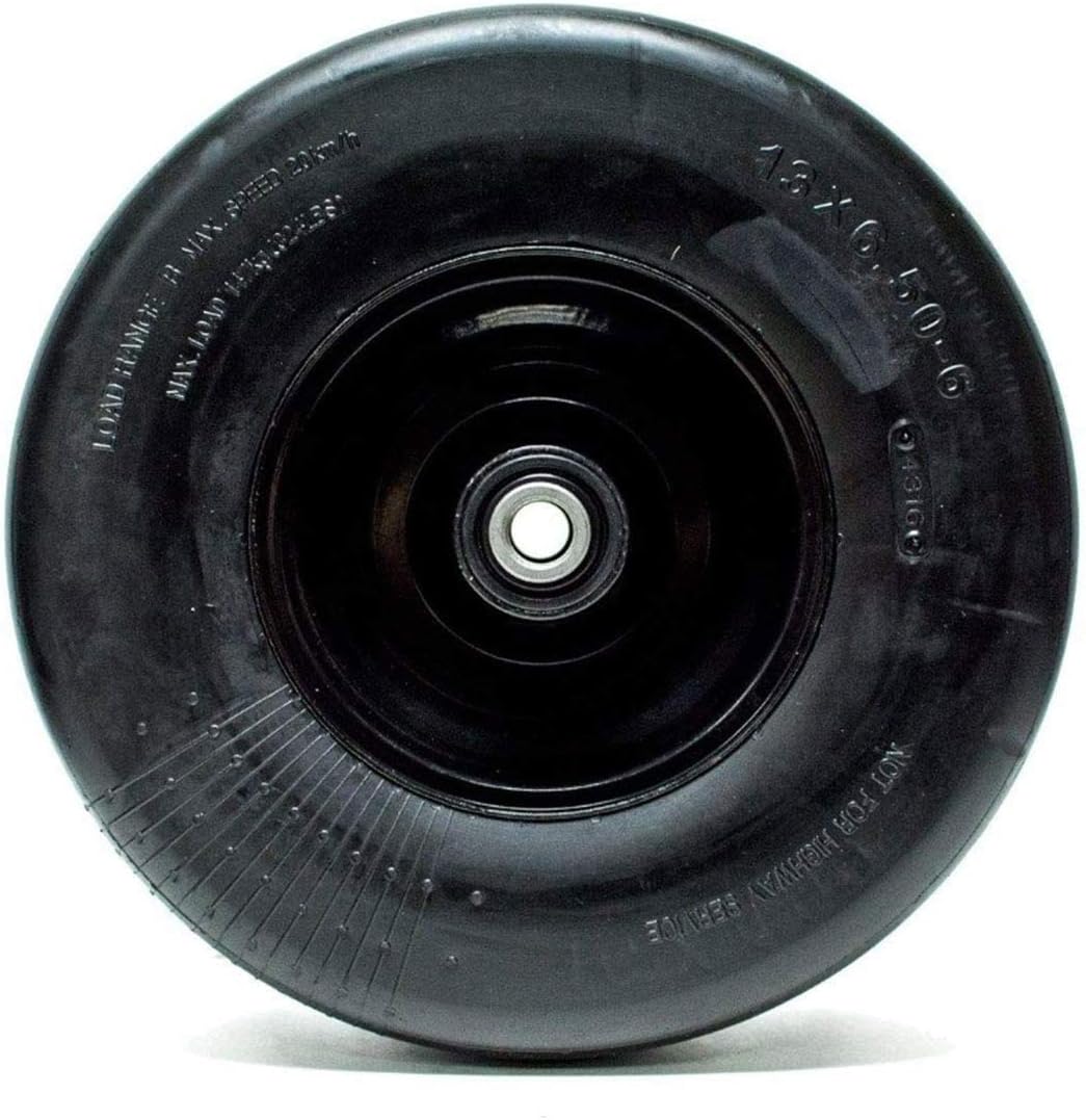 EPR 2PK Front Solid Tire Assembly 13X6.5-6 Flat Free Caster Wheel for Scag Mower 482504