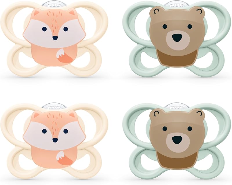 Chupetes de aire Perfect Match, -6 meses, paquete de 4