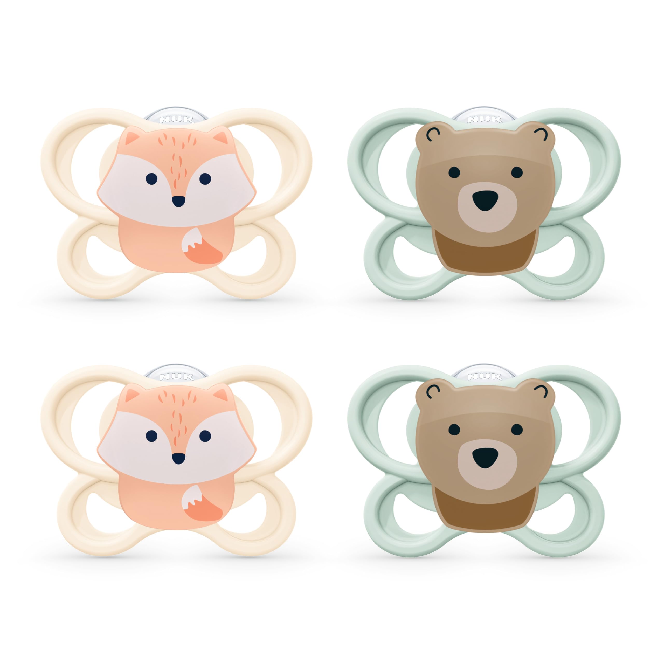 NUK Perfect Match Air Pacifiers, 0-6 Months, 4 Pack