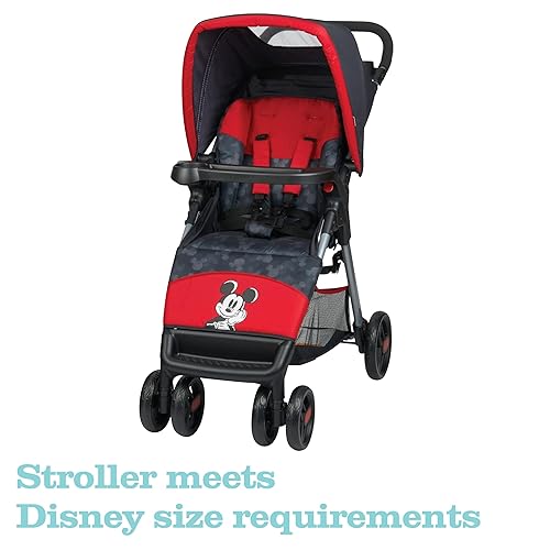 Miniatura 8 de Disney Baby Mickey Mouse Simple Fold LX Sistema de viaje, elevador para plegar de forma compacta en menos de un segundo para un fácil almacenamiento