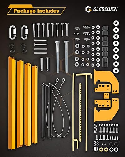 Vista 42 de Gledewen Kit de reemplazo de rodillos de asistencia de elevación de remolque, compatible con kit de asistencia de elevación de portón trasero