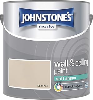 Johnstone\'s Wall and Ceiling Soft Sheen Emulsion Paint - Seashell 2.5L