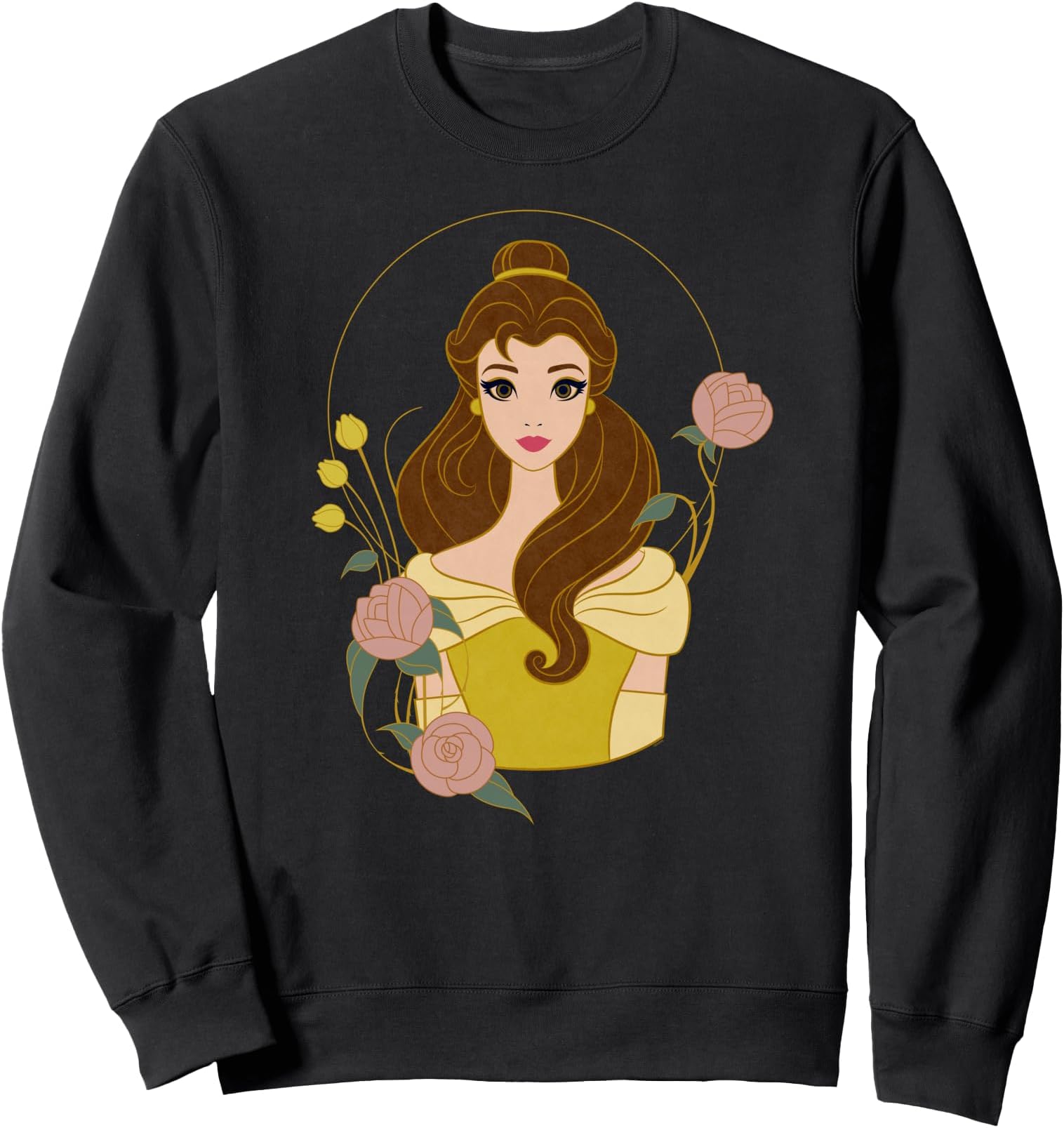 Princess Belle Modern Art Deco Style Sweatshirt