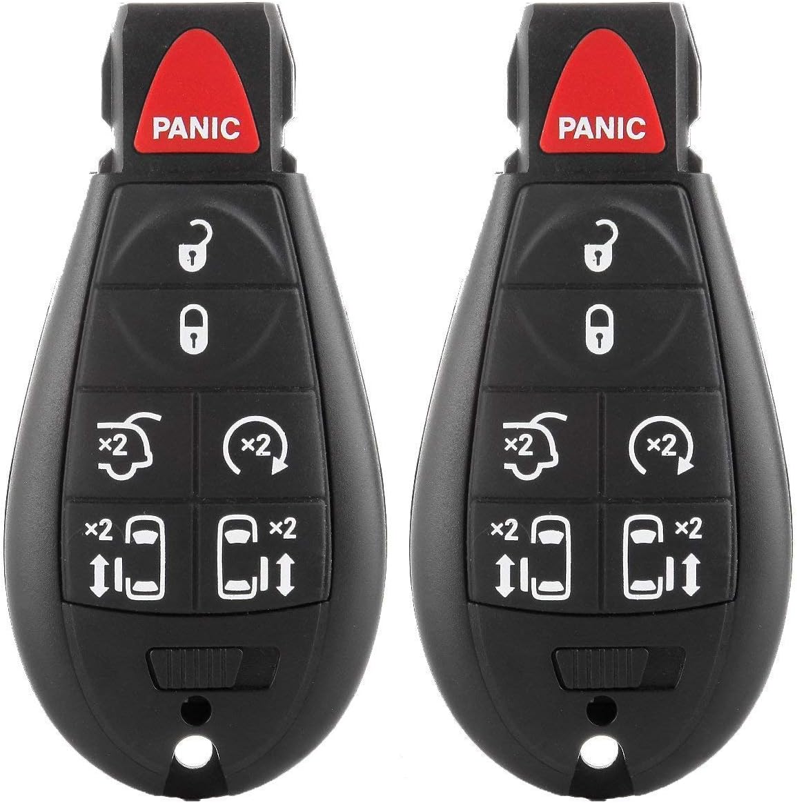433.92 MHZ Key Fob Keyless Entry Remote Fit For Jeep Wrangler 2019-2022 OHT1130261 68416784AB Black