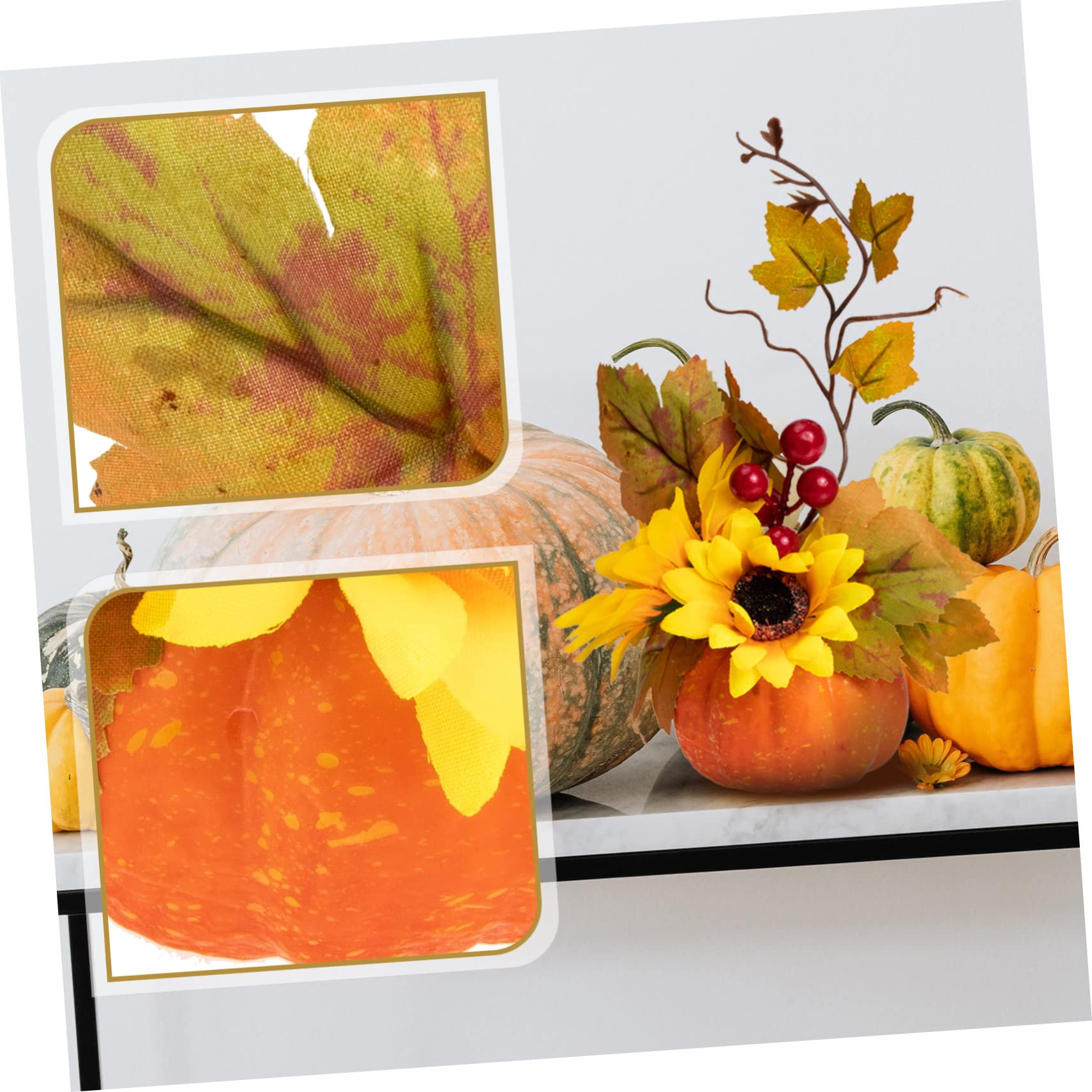 DECHOUS 5stücke Künstliche Kürbis Dekoration Für Halloween Einzigartiges Design Für Garten Party Und Bar Wetterbeständig Und Langlebig Kreative Für Festliche Anlässe