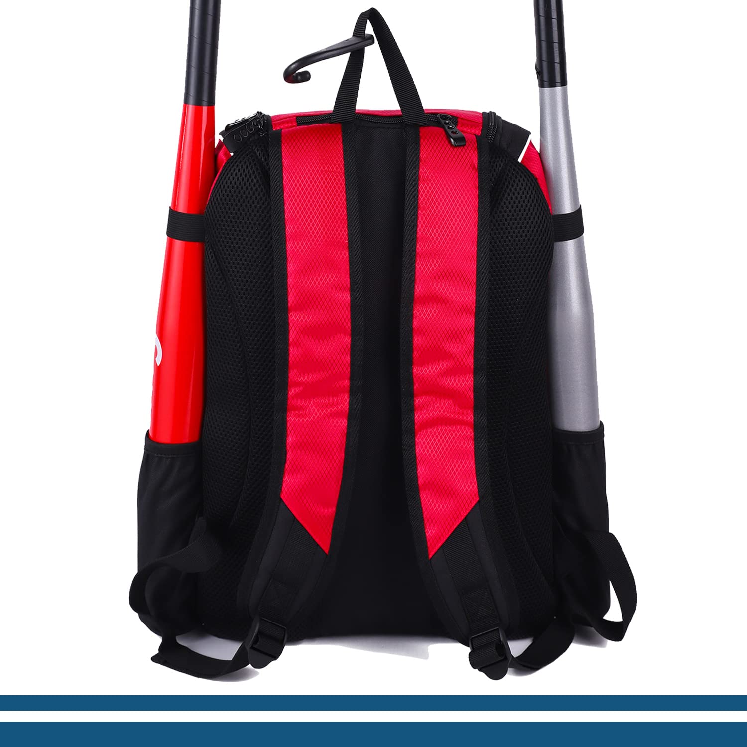 Baseball Bat Bag Backpack,TBall & Softball Bat Bag with Shoes