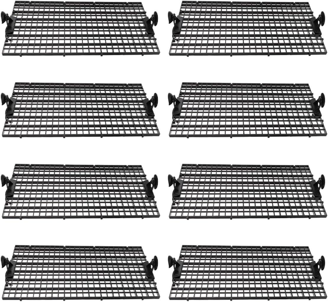 SUPVOX Fish Tank Isolation Board Aquarium Cover Plastic Mesh Divider Fish Tank Bottom Grid Accessory