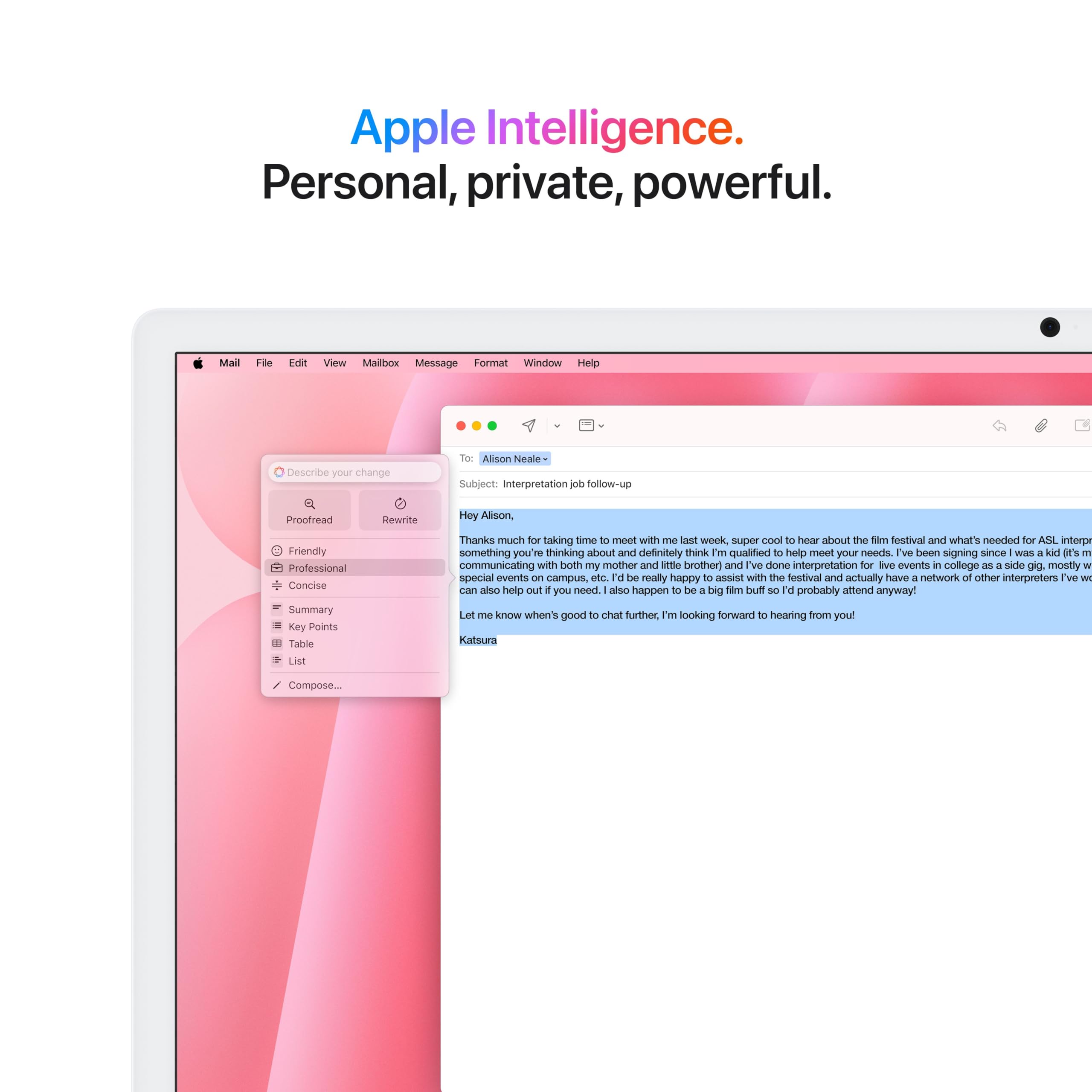Apple 2024 iMac All-in-One Desktop Computer with M4 chip with 10-core CPU and 10-core GPU: Built for Apple Intelligence, 24-inch Retina Display, 16GB Unified Memory, 512GB SSD Storage; Pink: Standard Glass 16GB Unified Memory, 256GB SSD Storage Pink with AppleCare+ (3 Years)