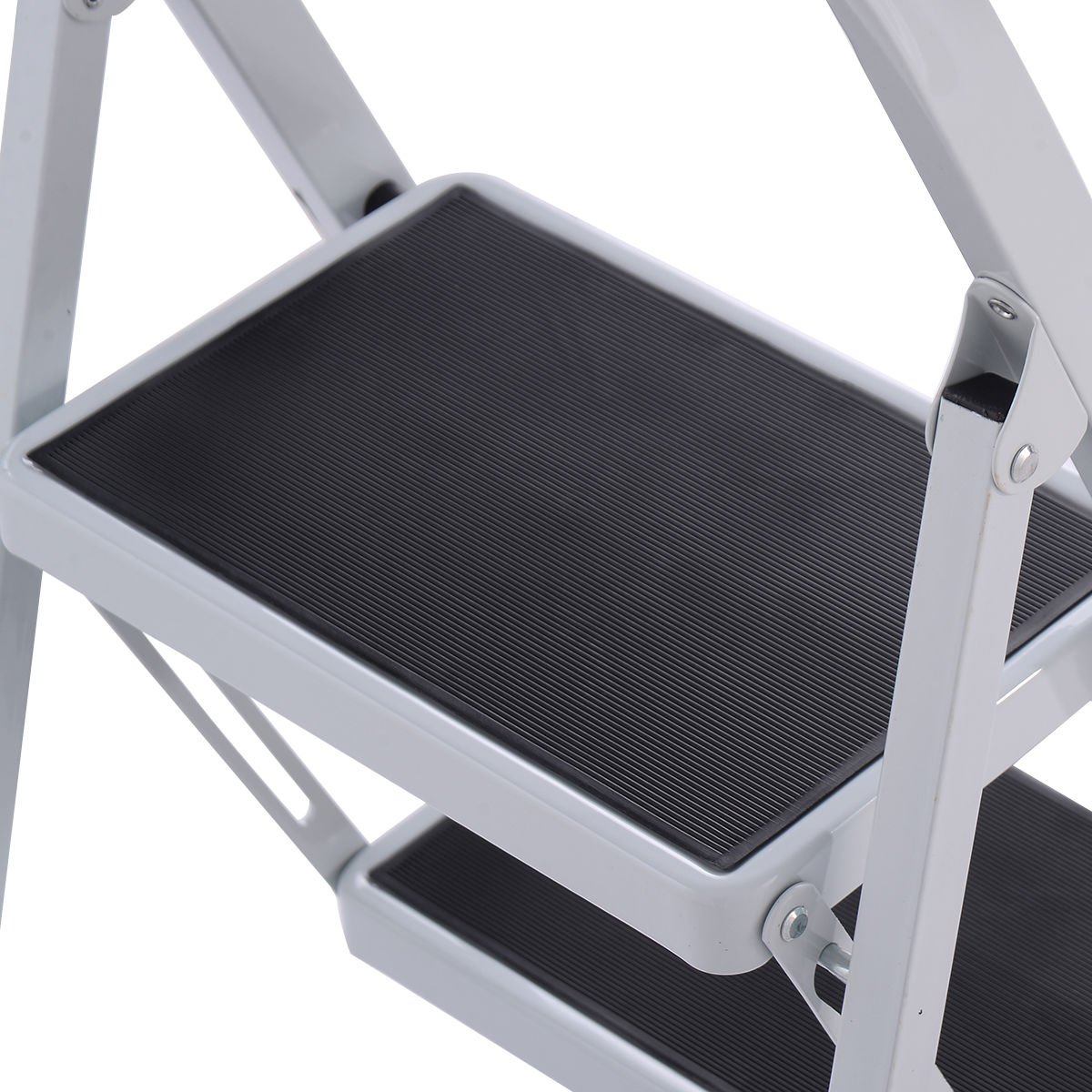 Giantex 2 Step Ladder Folding Steel Work Platform Stool 330Lbs Load