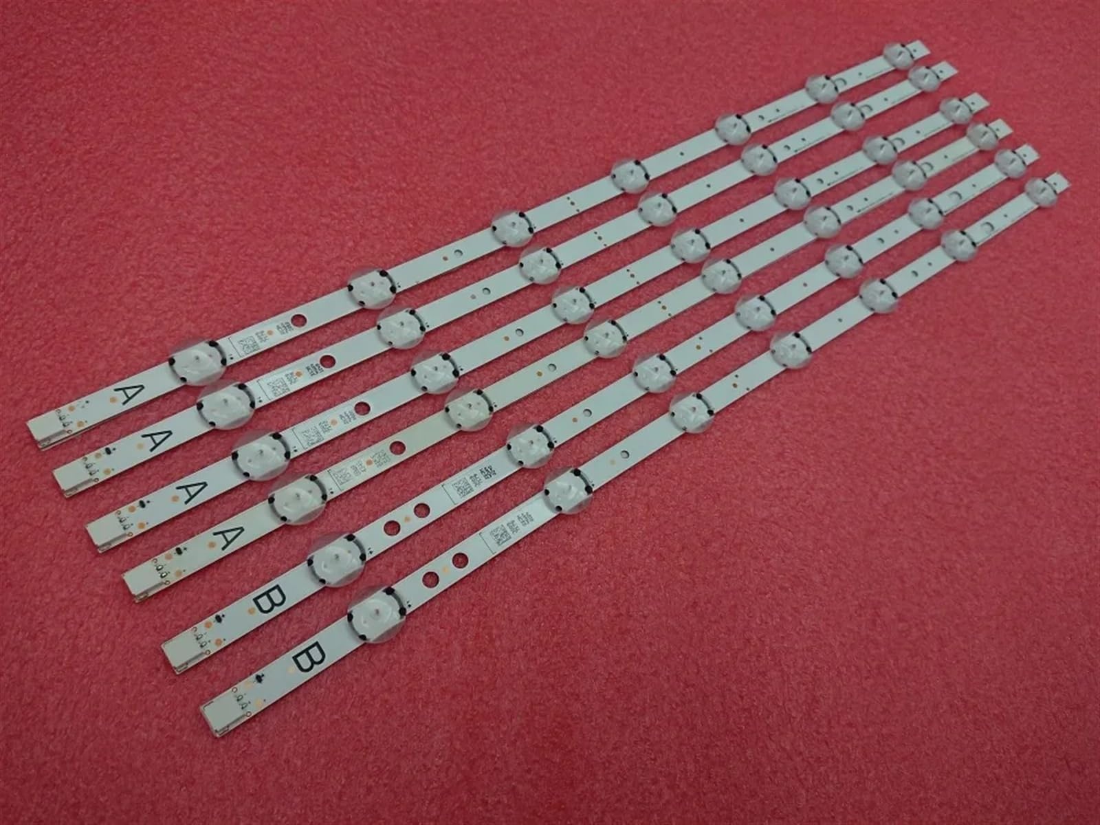 Striscia di retroilluminazione a LED Compatibile for TV 49U5766DB TV 49 UHD DRT VNB AB VES490QNDL-2D-N11 VES490QNDS-2D-U11(2 Kit for 2 TV)