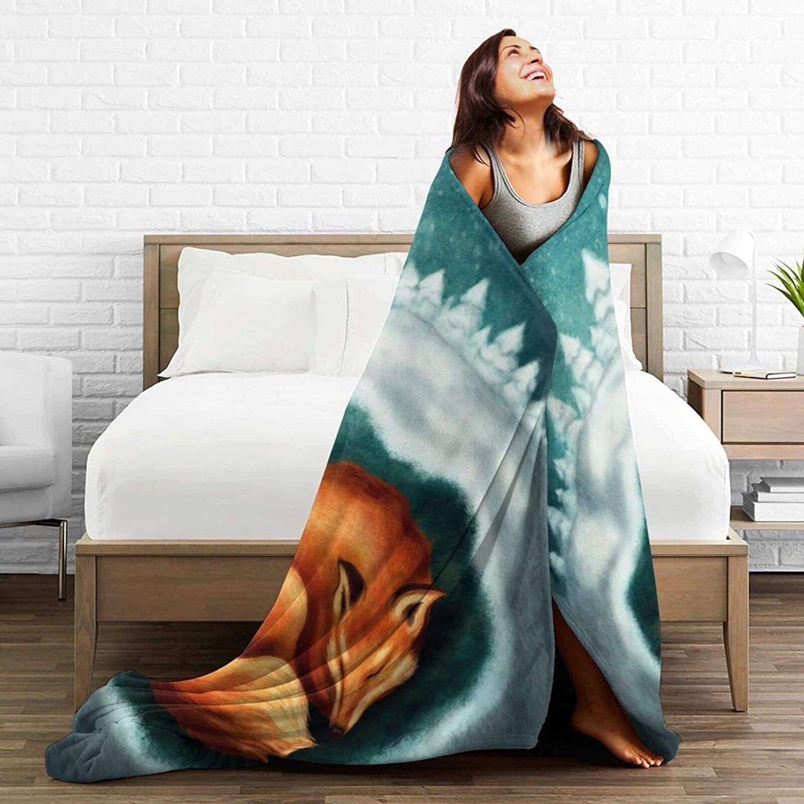 Plaid Couverture Polaire Flanelle En Microfibre, Jeté De