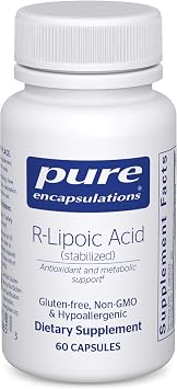 Pure Encapsulations R-Lipoic Acid Stabilized, 60 Capsules