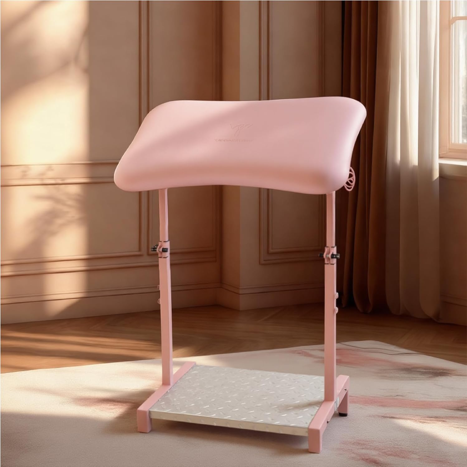 TATARTIST Tattoo Armrest Stand Portable Large Tattoo Arm Leg Rest Adjustable Height Manicure Nail Armrest Pink Tattoo Hand Rest Heavy Duty Tattoo Armrest for Tattoo Studio Equipment