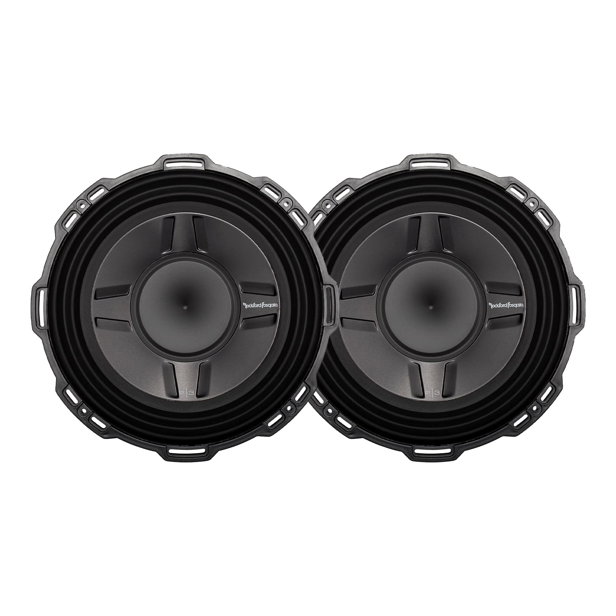 Rockford Fosgate - Two P3SD4-12 Shallow Mount P3 Series 12" Dual 4 Ohm Voice Coil 800W Max Subwoofers