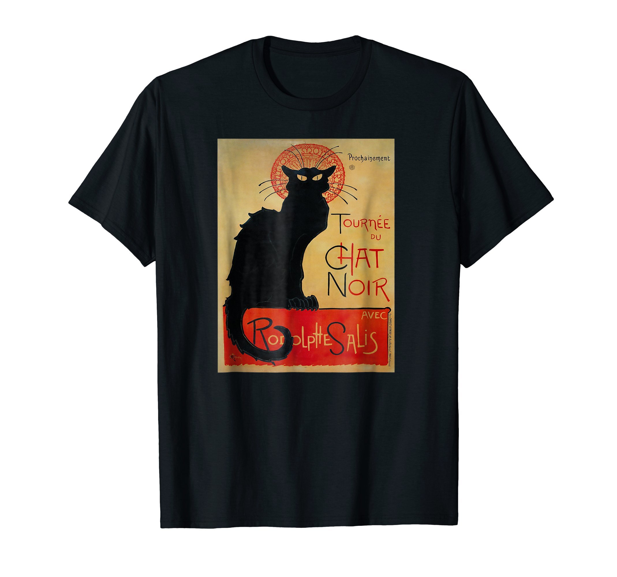 Vintage Tshirt Tournee Du Chat Noir Black Cat Men Women