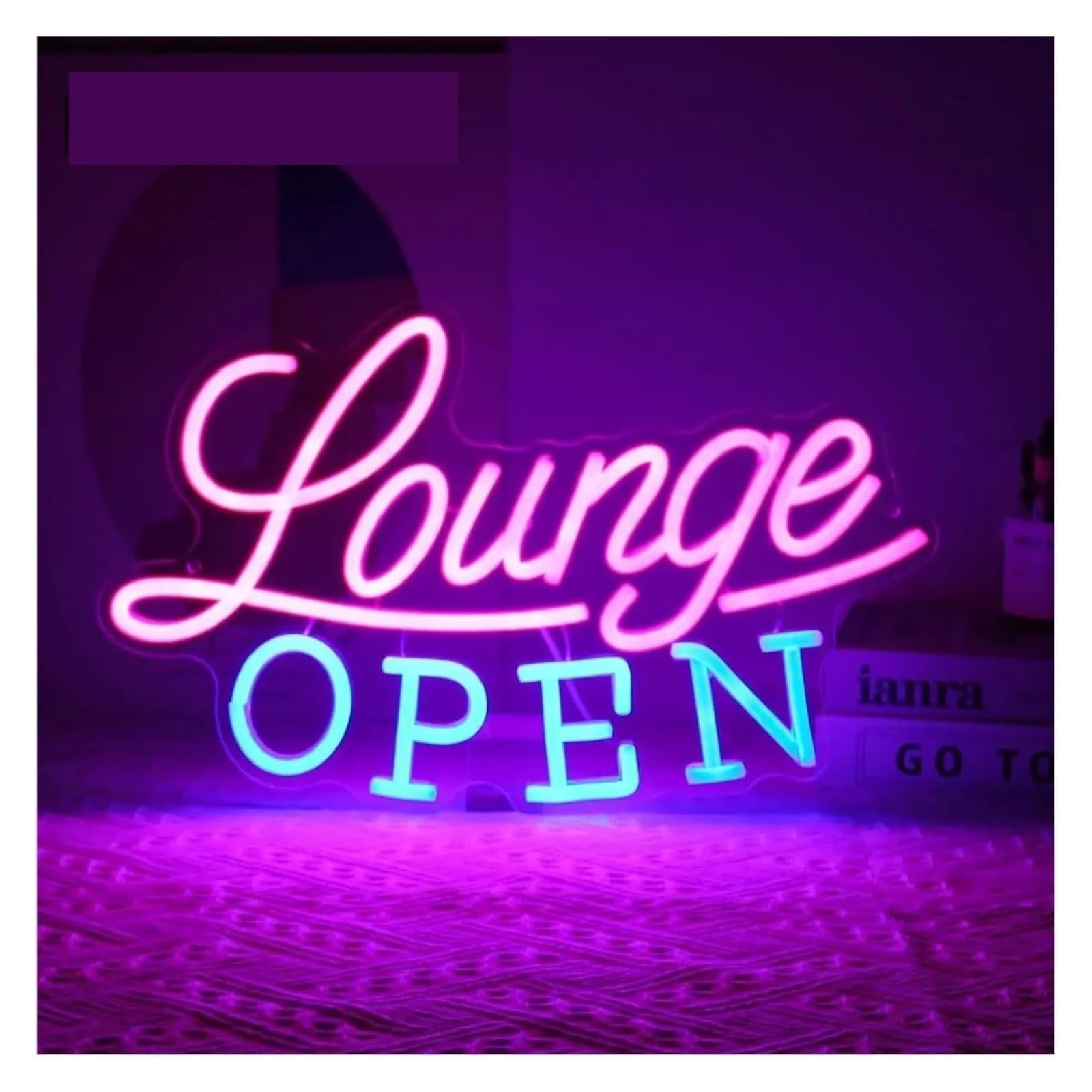 Wexxaii neon Light Sign Neon Light Decoration Lounge Open for neon Sign Dimmable LED for Business Party Shop Club