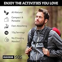 Vista 4 de Comprimidos de Glucosa SOS que se Derriten Hechos con Polvo de Dextrosa, Puré de Frutas Natural, Azúcar, Comprimidos de Glucosa, Suplemento