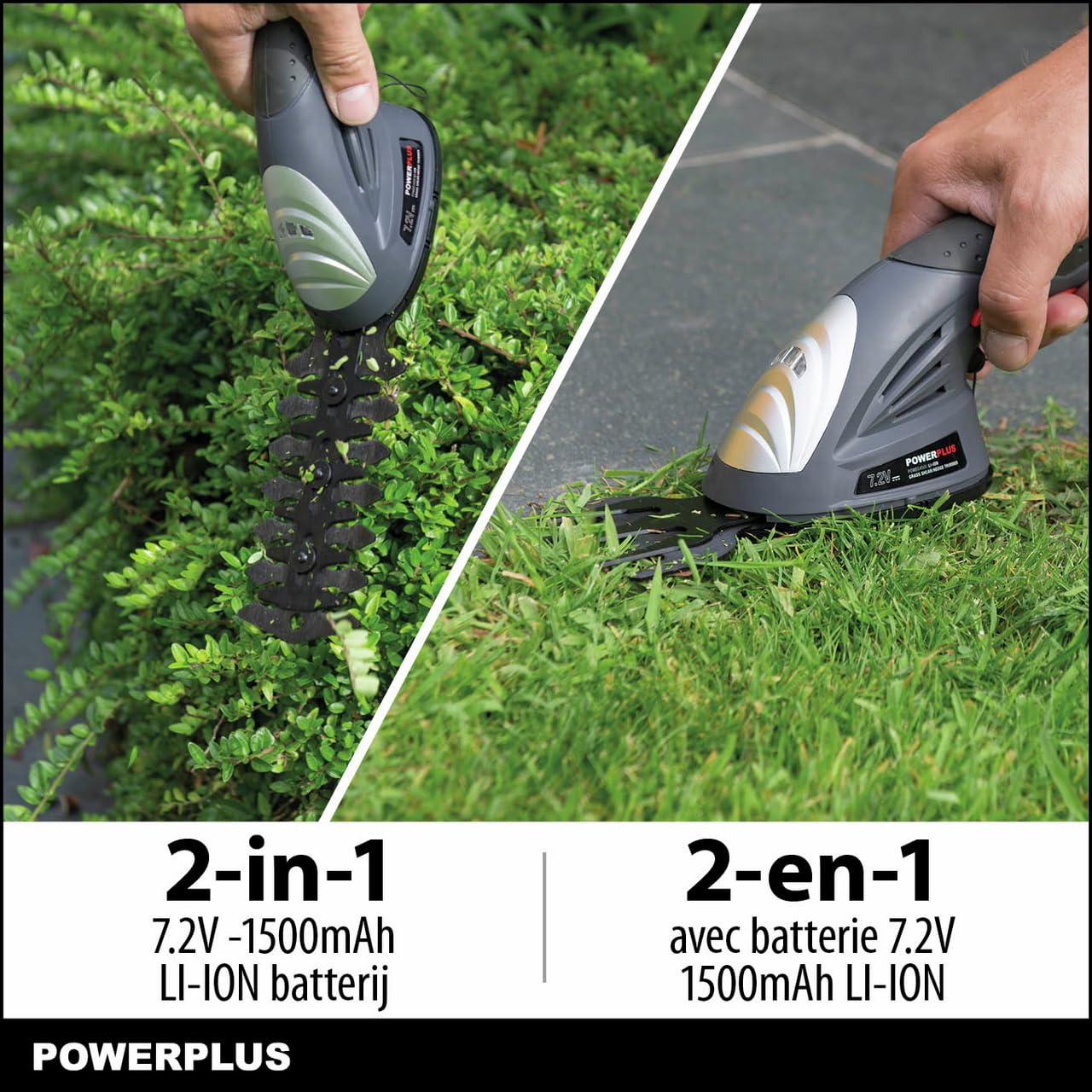 POWER plus POWEG4500 - Cortasetos/cortabordes 7.2v