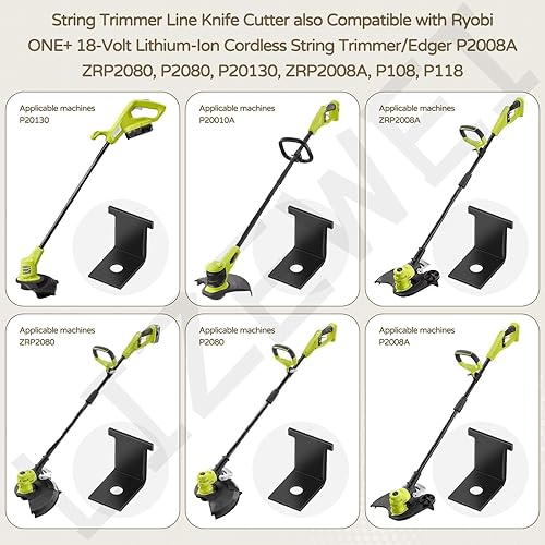 Miniatura 5 de Cortadora de hilo para recortadora de hilo para RYOBI ONE+18 voltios de iones de litio eléctrica inalámbrica P2008A, P20010A, P2080, ZRP2080,