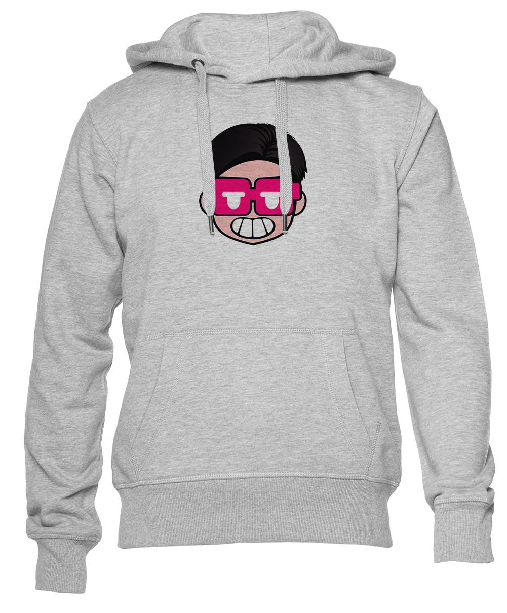 Volgar Czarna Bluza Unisex Z Okrągłym Dekoltem Unisex Grey Hoodie Crewneck