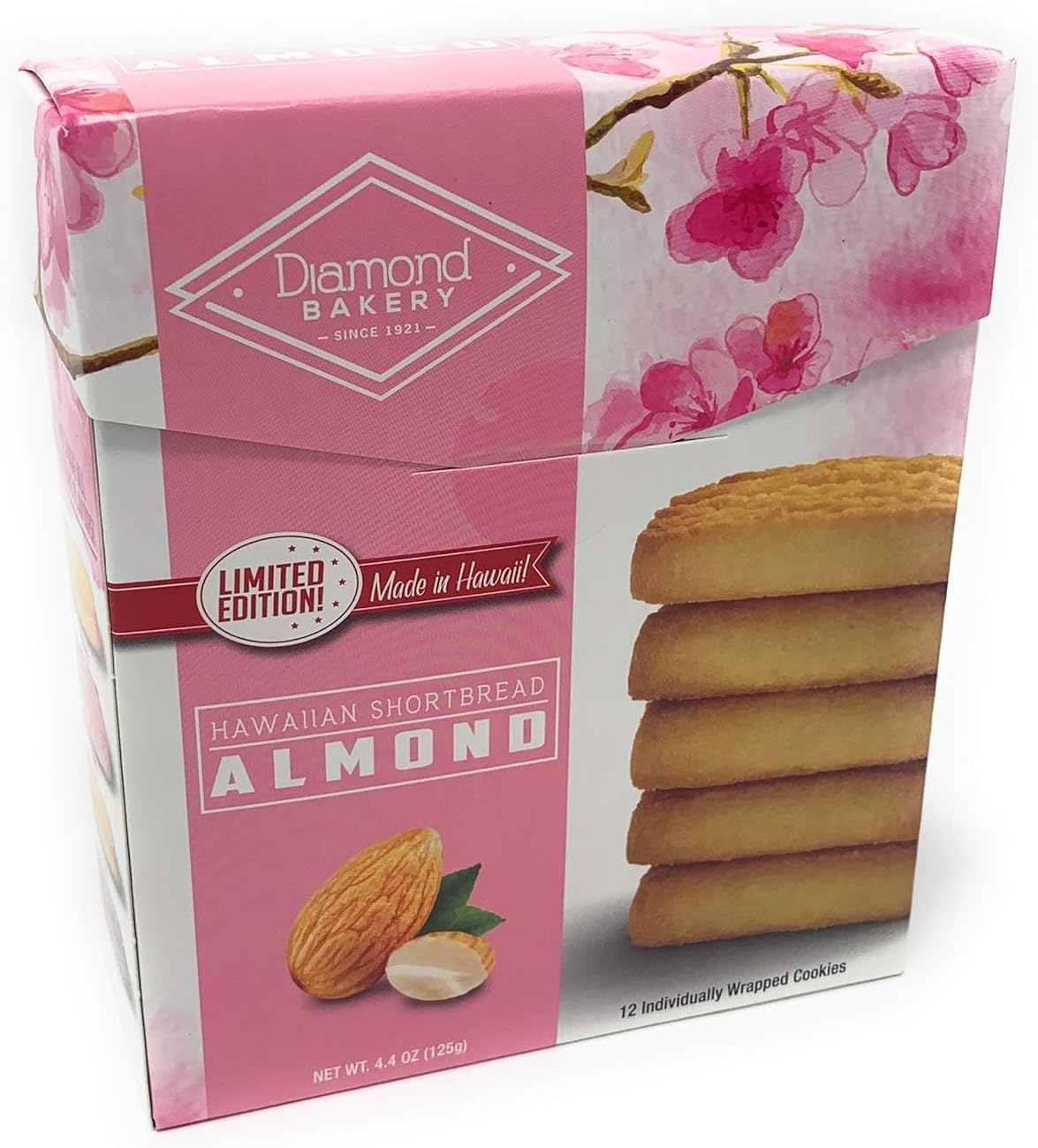 Diamond Bakery Hawaiian Shortbread Almond Cookies 4.4oz