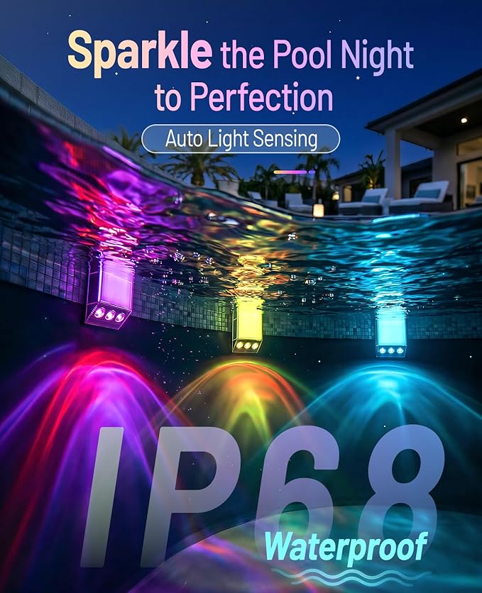 Luces Solares para Piscina Orbecco LED 38, Control Remoto, Sumergible IP68 miniatura 7