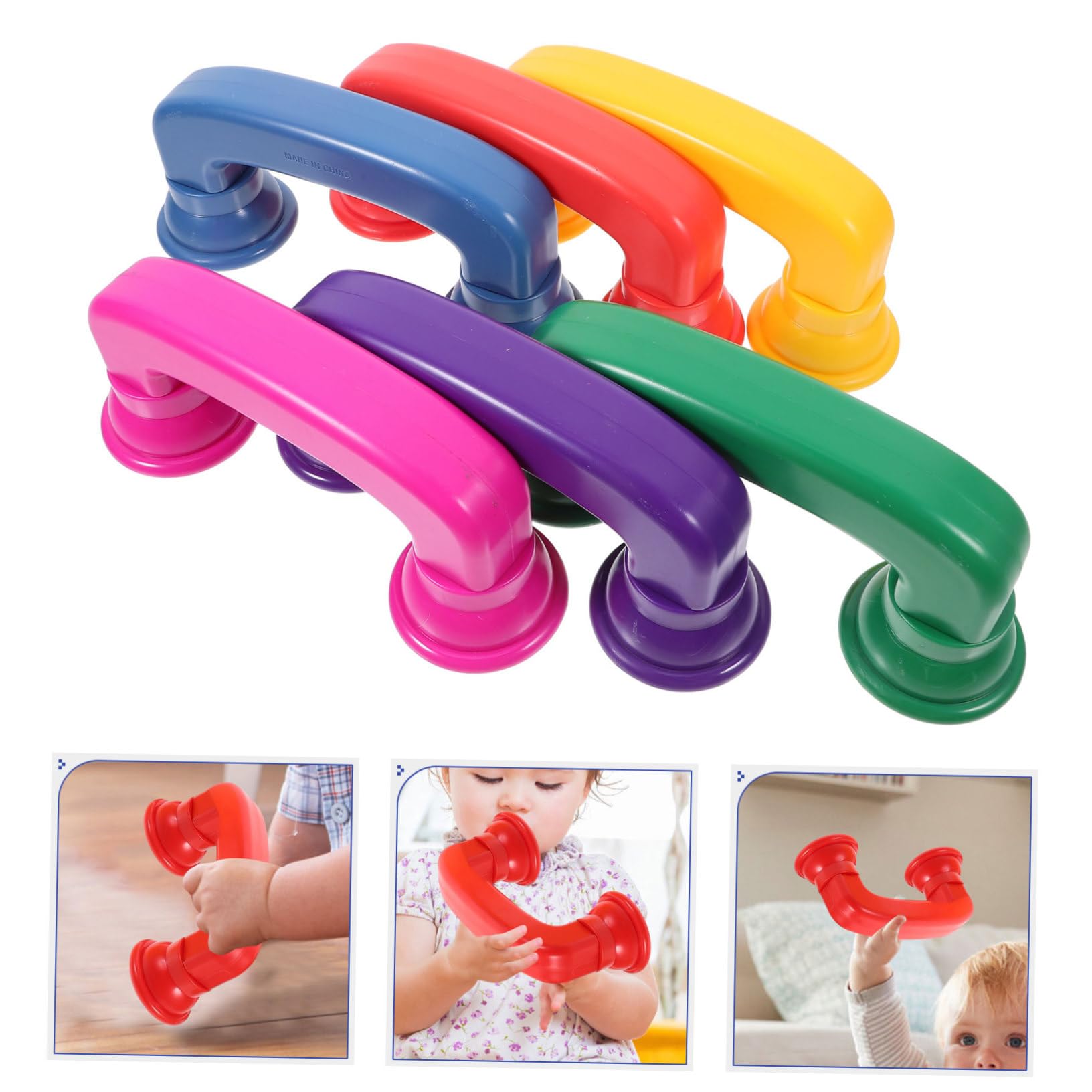 Teléfono Susurrante Colorido de Abs, 6 Piezas para Niños