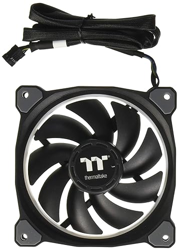 Thermaltake Riing Plus 12 RGB TT Premium Edition 4.724 in Circular habilitado por software 12 LED RGB Riing Caseventilador de radiador - Paquete
