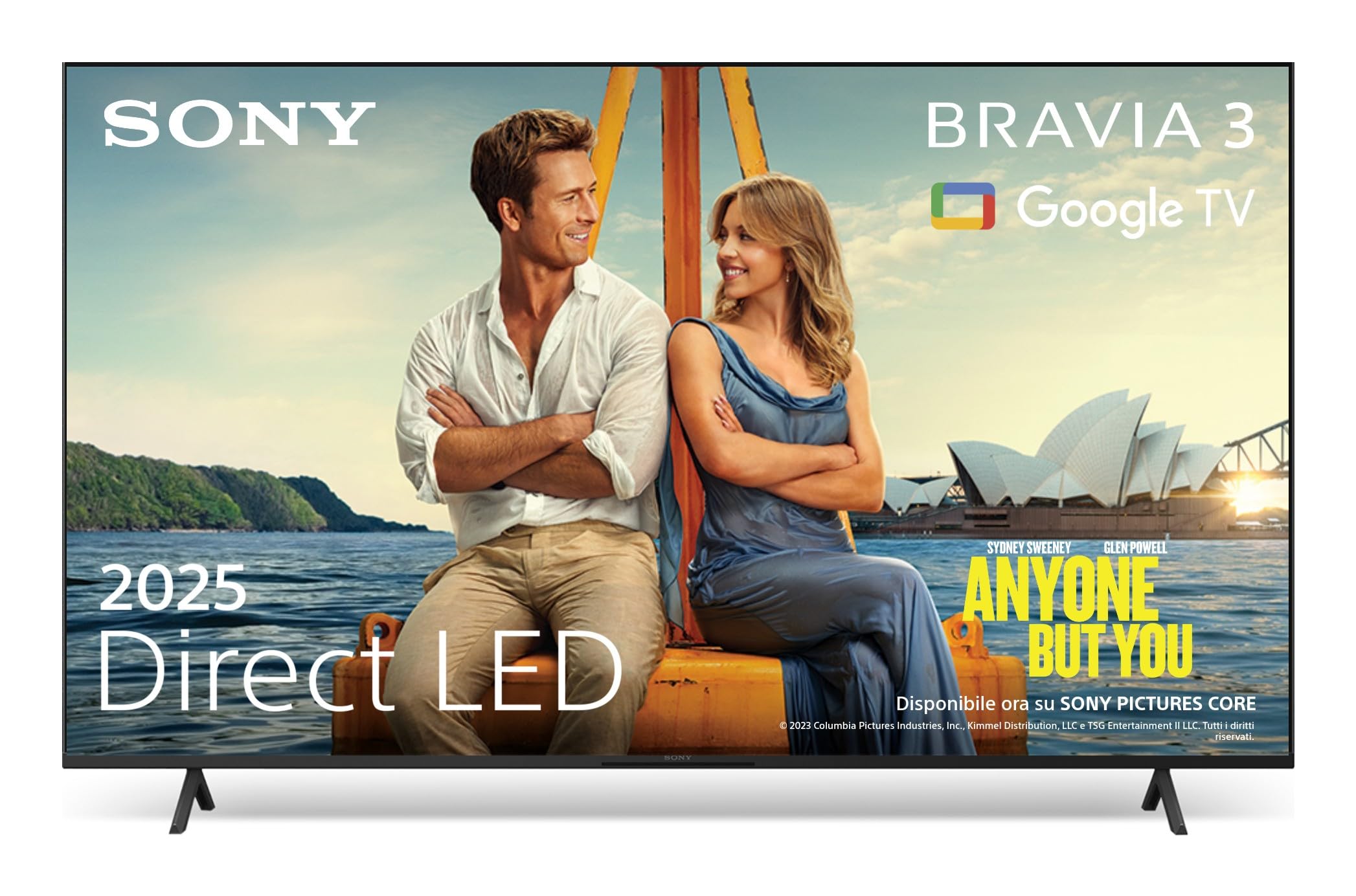 Sony TV LED 4K UHD K50S35B 50" | Smart TV, Android TV, HDR