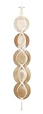 Dahey Macrame Hat Hangers Hat Rack for Wall Cowboy Hat Organizer Hanging Display Hand Weaving Bobo Hat Holder Westen Decor for Wide Brim Hats Bowler Fedora Hats, 5 Hats Style